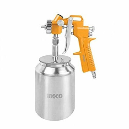 INGCO Air Spray Gun - Stainless Steel, 1.5mm Nozzle Size | 1000cc Paint Capacity, 4-7 CFM Air Consumption, 140-180mm Pattern Width, 3-4 Bar Operating Pressure