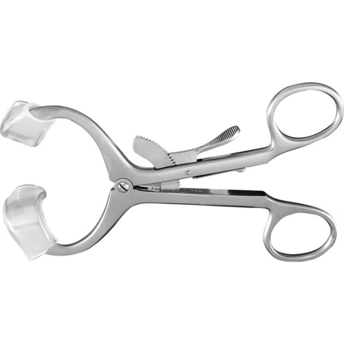 Mouth Gag - Stainless Steel, 120 mm Length x 40 mm Jaw Width , Autoclavable for Dental Procedures and Oral Surgery