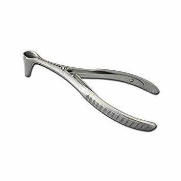 Nasal Speculum - Stainless Steel, 100-150 mm Length, 5-10 mm Blade Width, Polished Finish | Autoclavable, Ideal for Nasal Examination and Treatment