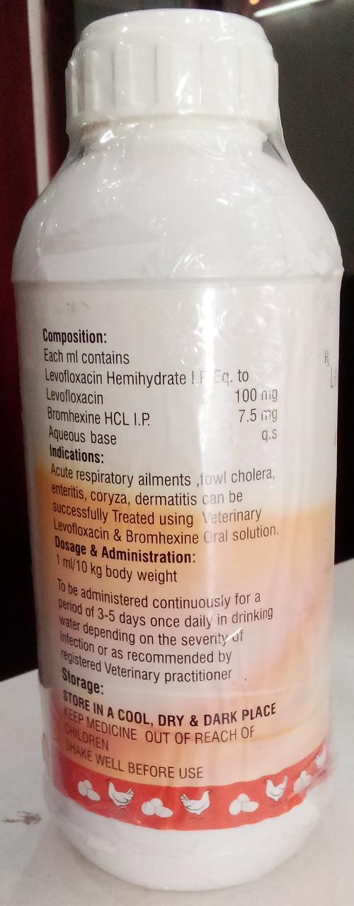 Levofloxacin Bromhexine Hcl Oral Solution