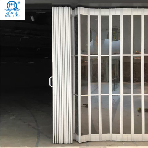 Commercial Automatic Sliding Aluminum Polycarbonate Folding Door