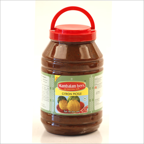 Citron Pickle - Glass Jar, 1kg | Tangy Taste, Spicy Flavor, Authentic Recipe, High Quality, Long Shelf Life, Versatile Use