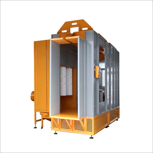 Manual Powder Coating Gun Paint Booth - Electric | Customized Size, Efficient Paint Fume Filtration, Longer Service Life