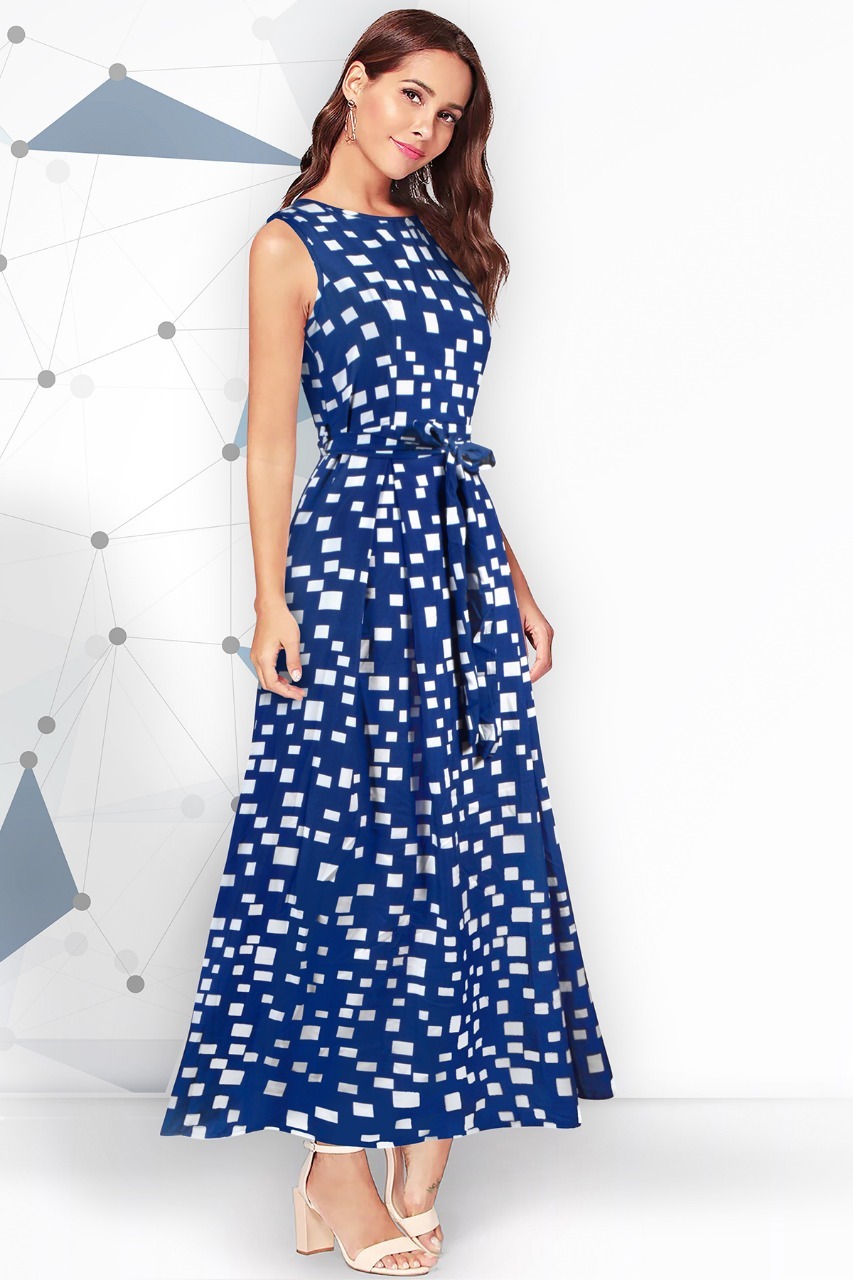 Sleeveless Western Dress - Age Group: 15to45