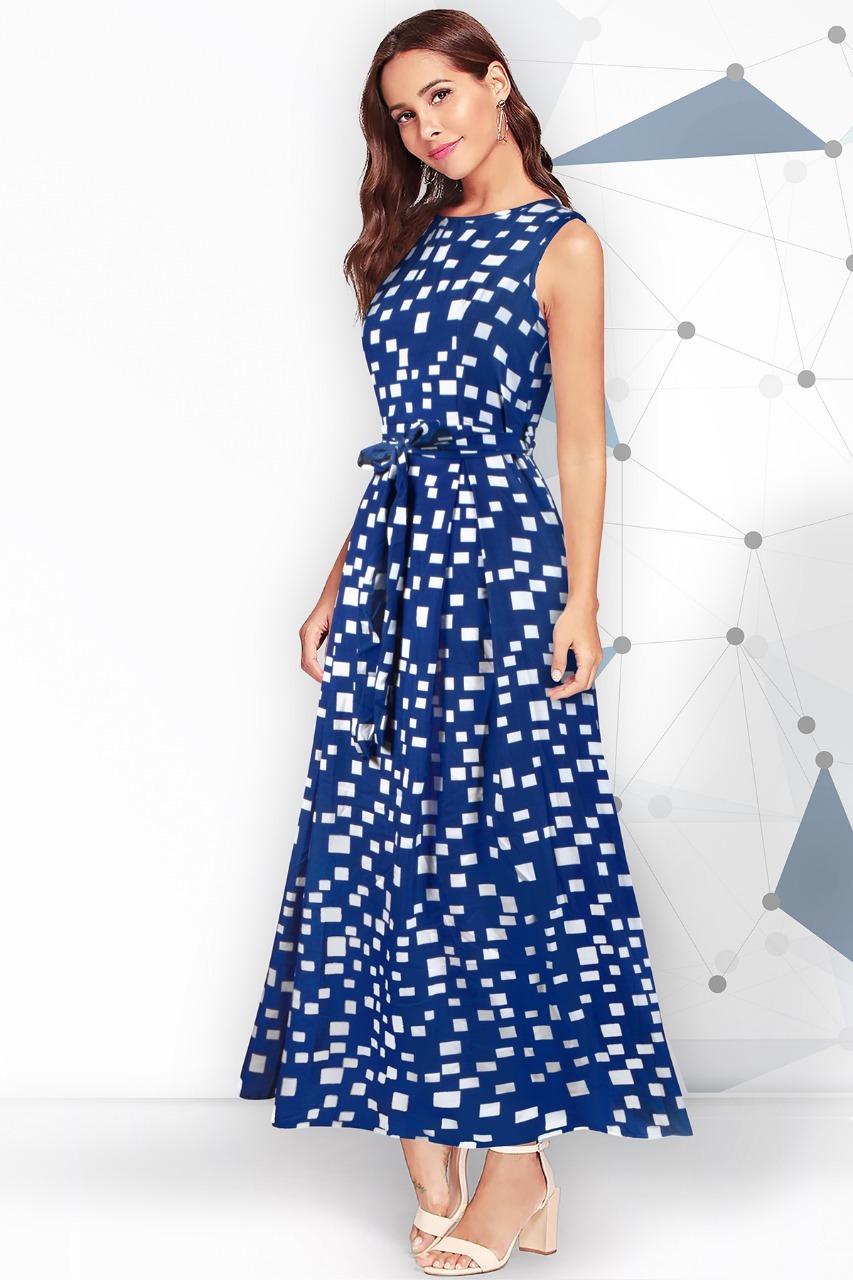 Sleeveless Western Dress - Age Group: 15to45