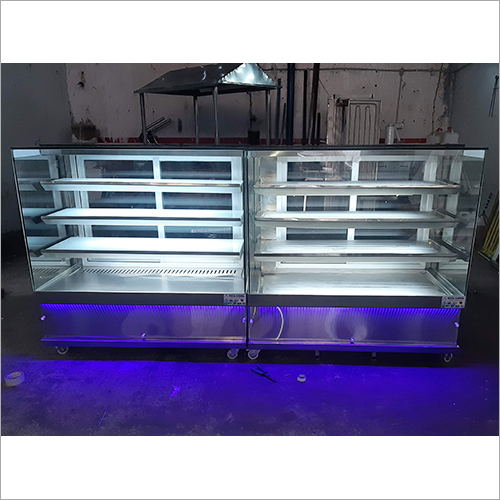 Metal Led Fitted Bakery Display Counter