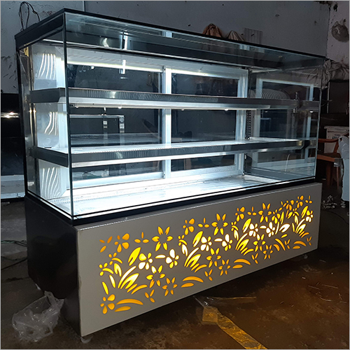 Bakery Display Counter - Stainless Steel 304 | Polished Surface Finish, Commercial Grade, Quality Durability, 1-Year Warranty