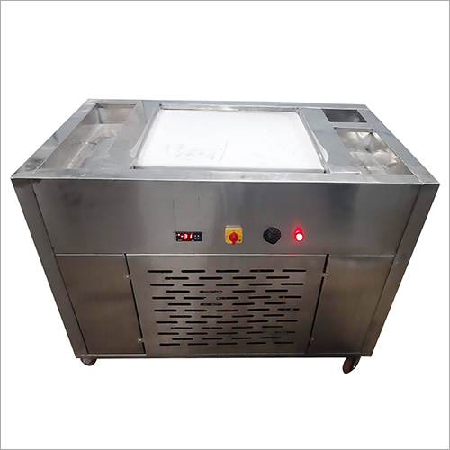 Pan Ice Cream Machine - 220-240V | 1-Year Warranty, Perfect for Creating Delicious Pan Ice Cream