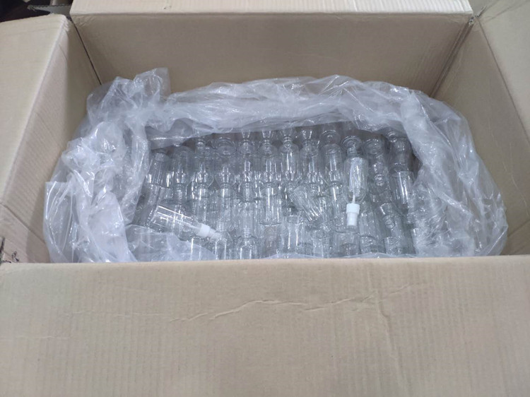 50ml 100ml Empty Clear Spray Bottle For Hand Sanitizer Washing Disinfectant Liquid Dimension(l*w*h): Diameter 39*145mm Nanometer (Nm)