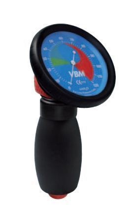 Manometer - Plastic & Metal, 60mm Diameter | Measurement Range 0-300mmHg, Accuracy +/-2mmHg, ISO 80601-2-30 Compliance