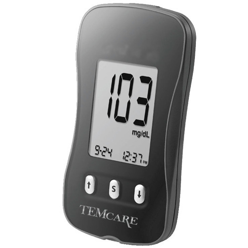 Glucometer - 80x50x20 mm, 60 grams | LCD Display, Battery-Powered, Measurement Range 20-600 mg/dL, +/-15% Accuracy for Blood Glucose Monitoring