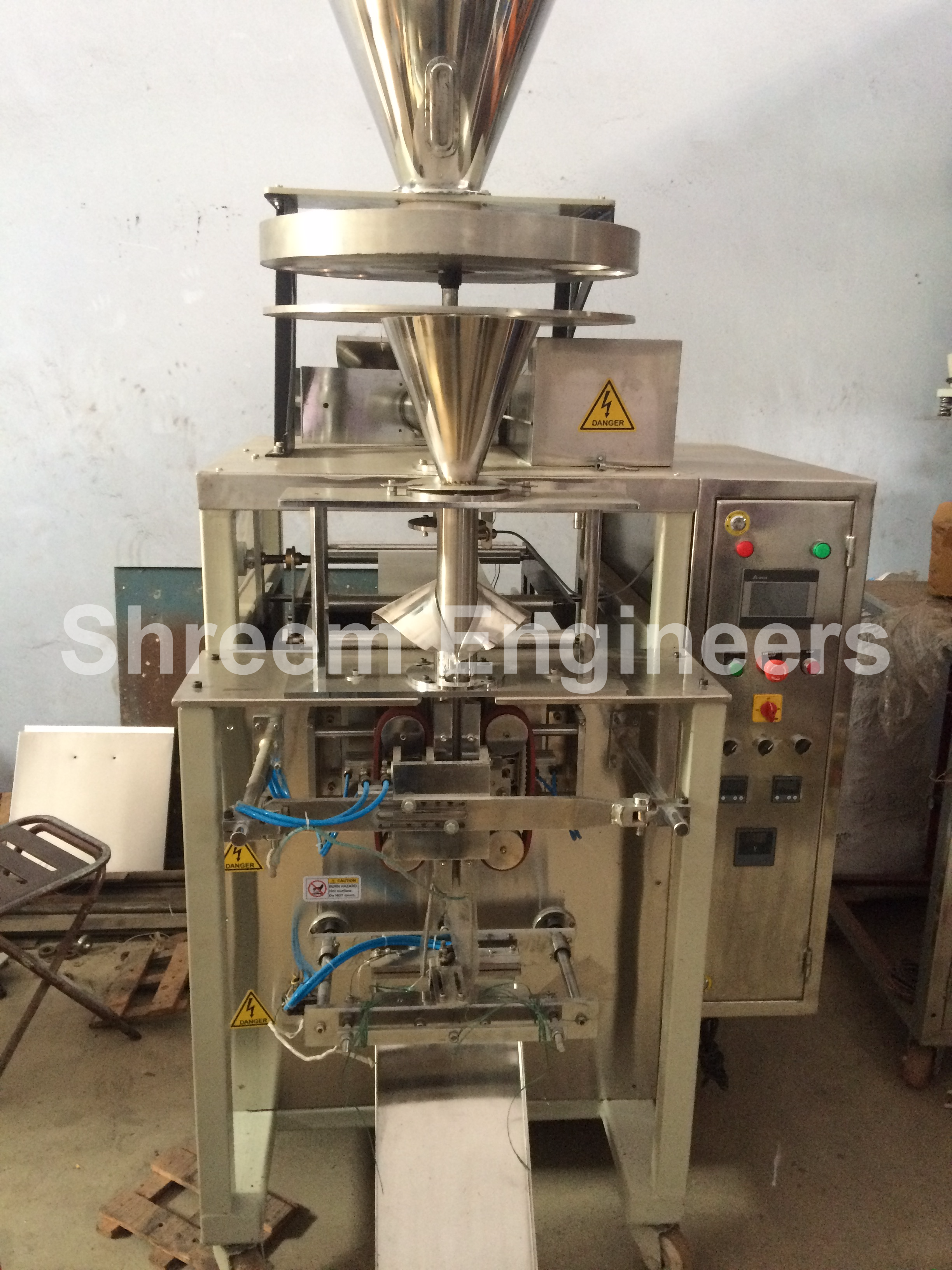 Automatic Pneumatic Collar Type Auger Filler (Plc Based)