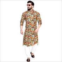पुरुषों के लिए प्रिंटेड कुर्ता फ़ैब्रिक