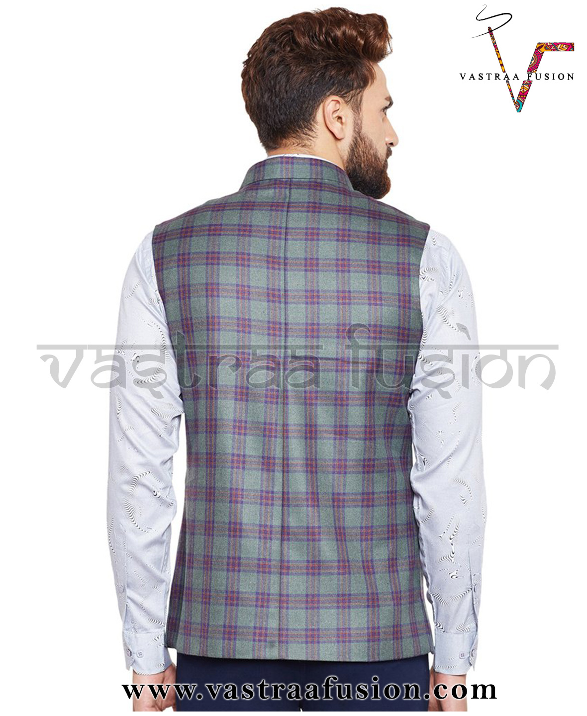 Nehru Modi Jacket - Customized Size, All Color Options | Dry Clean, No Fade, Washable, Ideal For Ages 12-90
