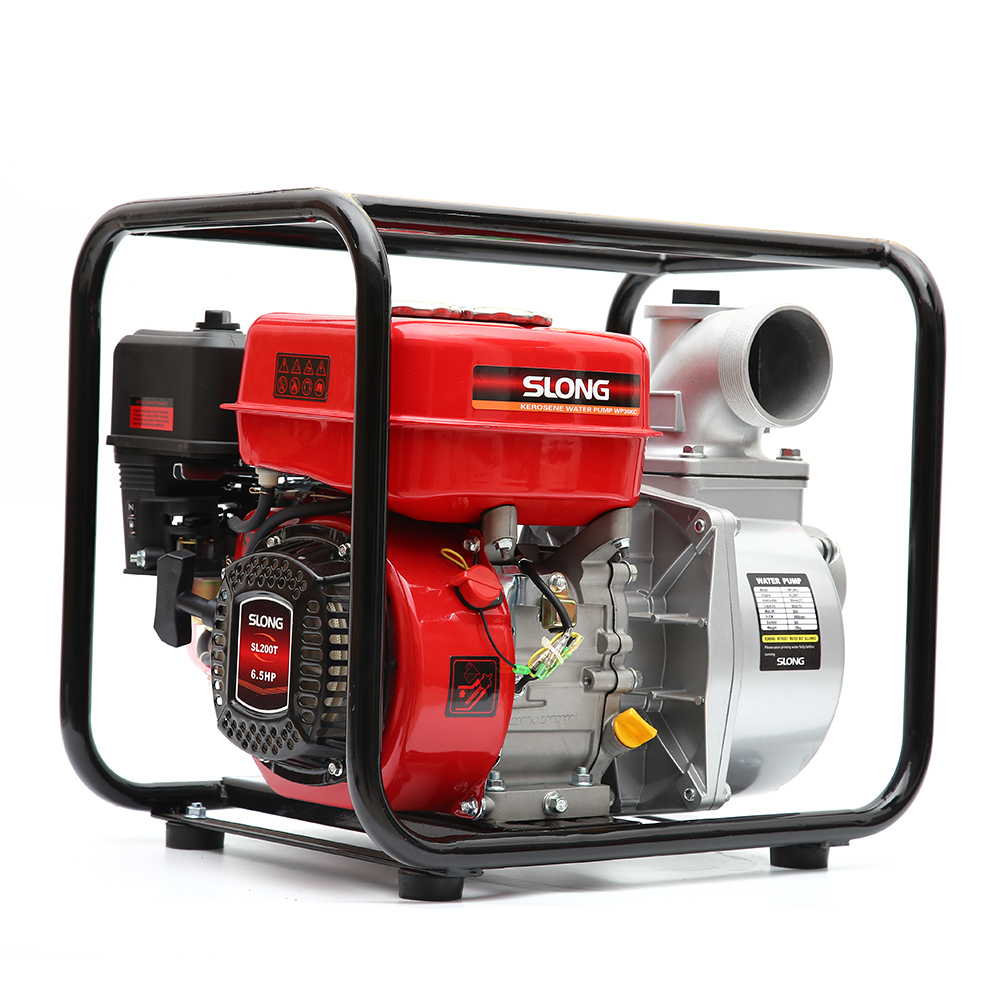 Wp30kc Kerosene Water Pump - Aluminum Self Priming, 525x390x455mm, Red/white/black | Max Flow 55 Mâ³/h, Head 28m, Inlet/outlet 80mm, 28kg