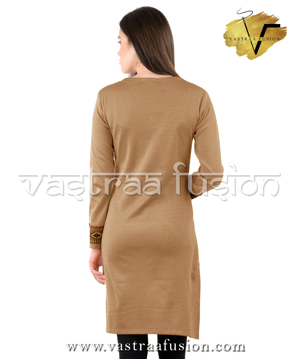 Ladies Woolen Kurtis - Cotton Blended Jute, Sizes 36 To 50 Inches | Available In 25 Colors, Regular Fit For Casual And Festive Occasions