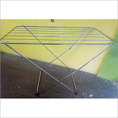 Ss Cloth Dryer Stand - Color: Silver