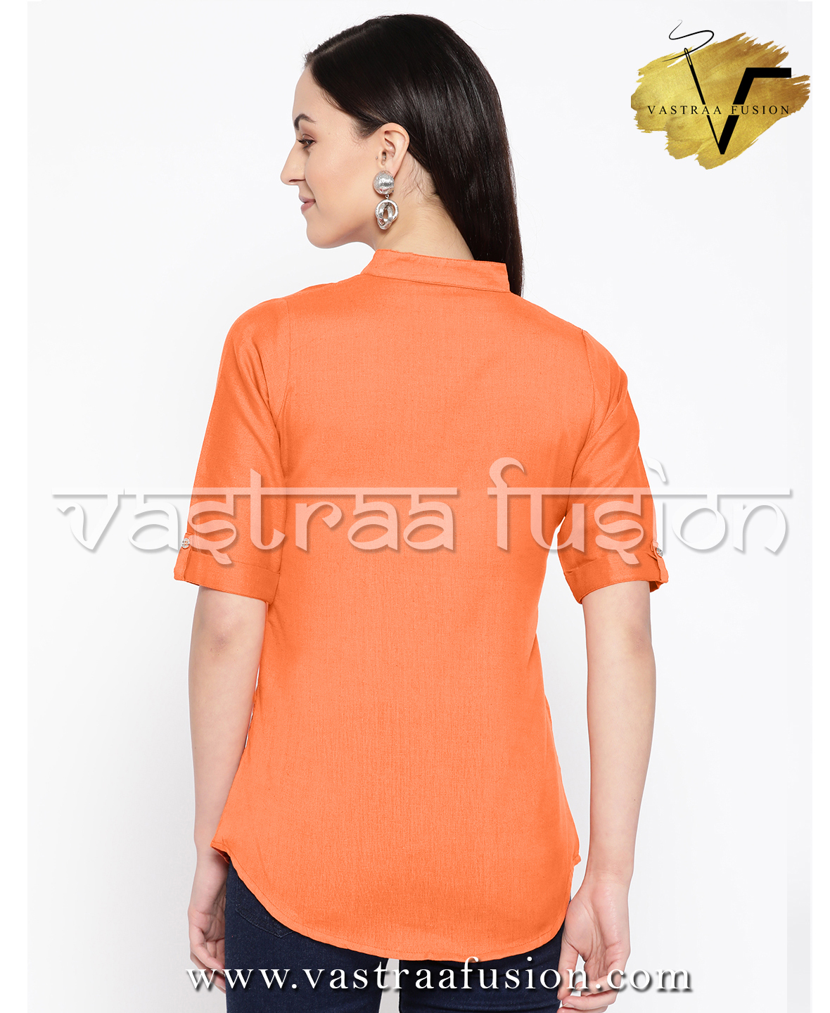 Ladies Solid Colour Regular Top Or Shirt - Cotton Blended Jute, Size 36-50 Inches, Multi Color Options, Length 29 Inch, Casual And Festive Regular Fit