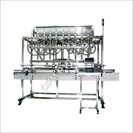 ग्रेविटी बेस लिक्विड फिलिंग मशीन