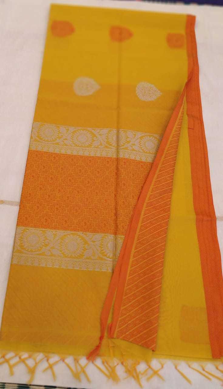 Silk Cotton Sarees - Cotton Silk Fabric, All Colors Available - Designer Blouses With Zari Work For Formal South Style