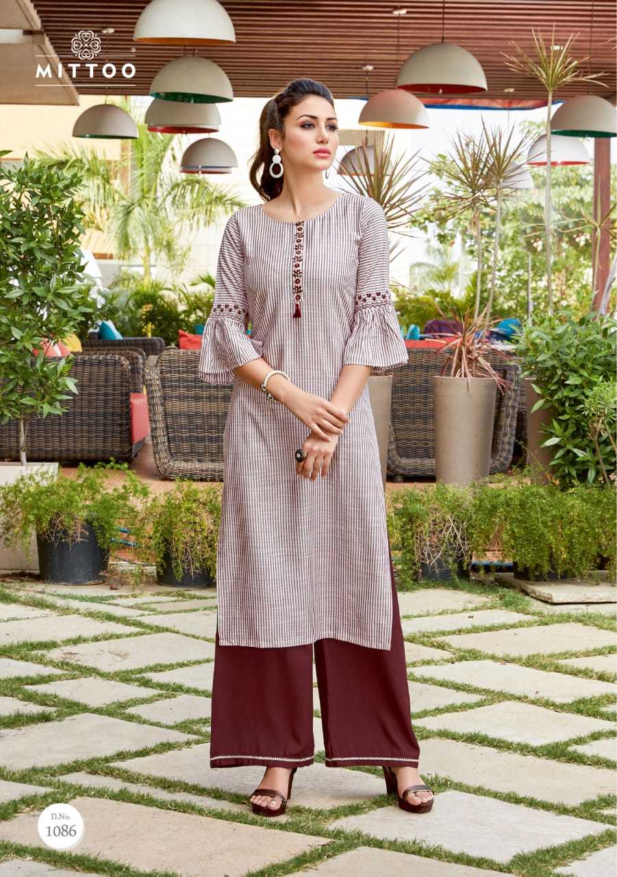 Washable Rayon Print Plazzo : Rayon Pattern : Embroidery Work