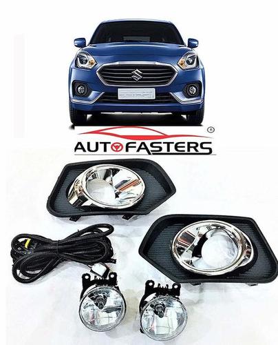 Car Fog Lights For New Maruti Suzuki Dzire 2018 With Chrome Bezel