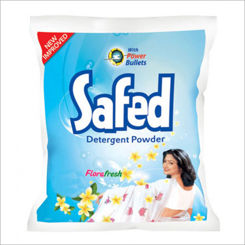 Safed Detergent Powder - 500 Grams | Superfine Powder For Brilliant Whiteness, Tough Stain Removal, Effective On Colored & White Garments