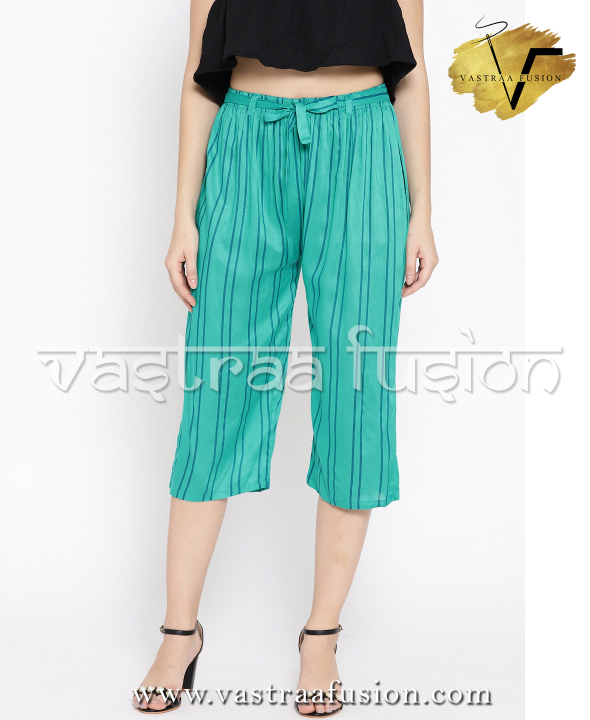 Half Capri - Cotton Blended Jute, Sizes 36-50 Inches, Available In 25 Colors, Regular Fit For Casual & Festive Occasions, Washable, Yarn Dyed Design
