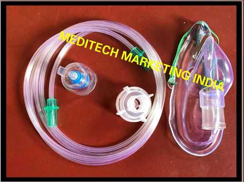 Nebulizer Mask - Non-Sterile PVC Made Nebulizer Chamber , Free Shipment on Bulk Purchase, Transparent Design for Hospital and Clinic Use, Lightweight 100 Grams