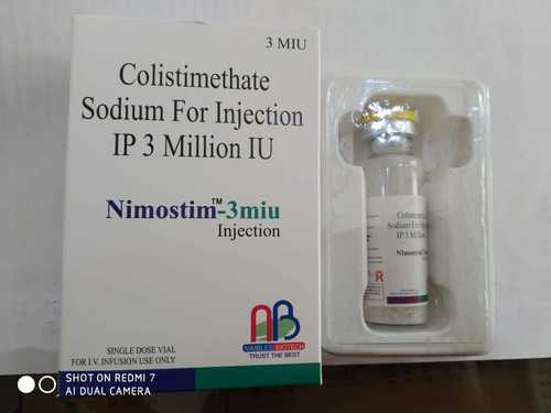 Colistimethate Sodium - 3 ml Liquid, Glass Material - 3 Million IU Concentration, Refrigerated Storage