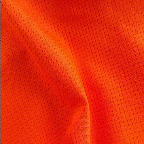 Colored Sports Shoes Mesh Fabric - Mesh Fabric, Washable, Orange Color | Plain Texture, Available in Different Colors