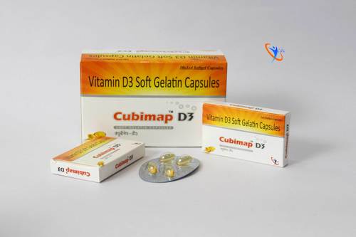 कोलेकैल्सिफ़ेरॉल ग्रैन्यूल्स 60,000 I.U (सॉफ़्टजेल कैप्सूल)