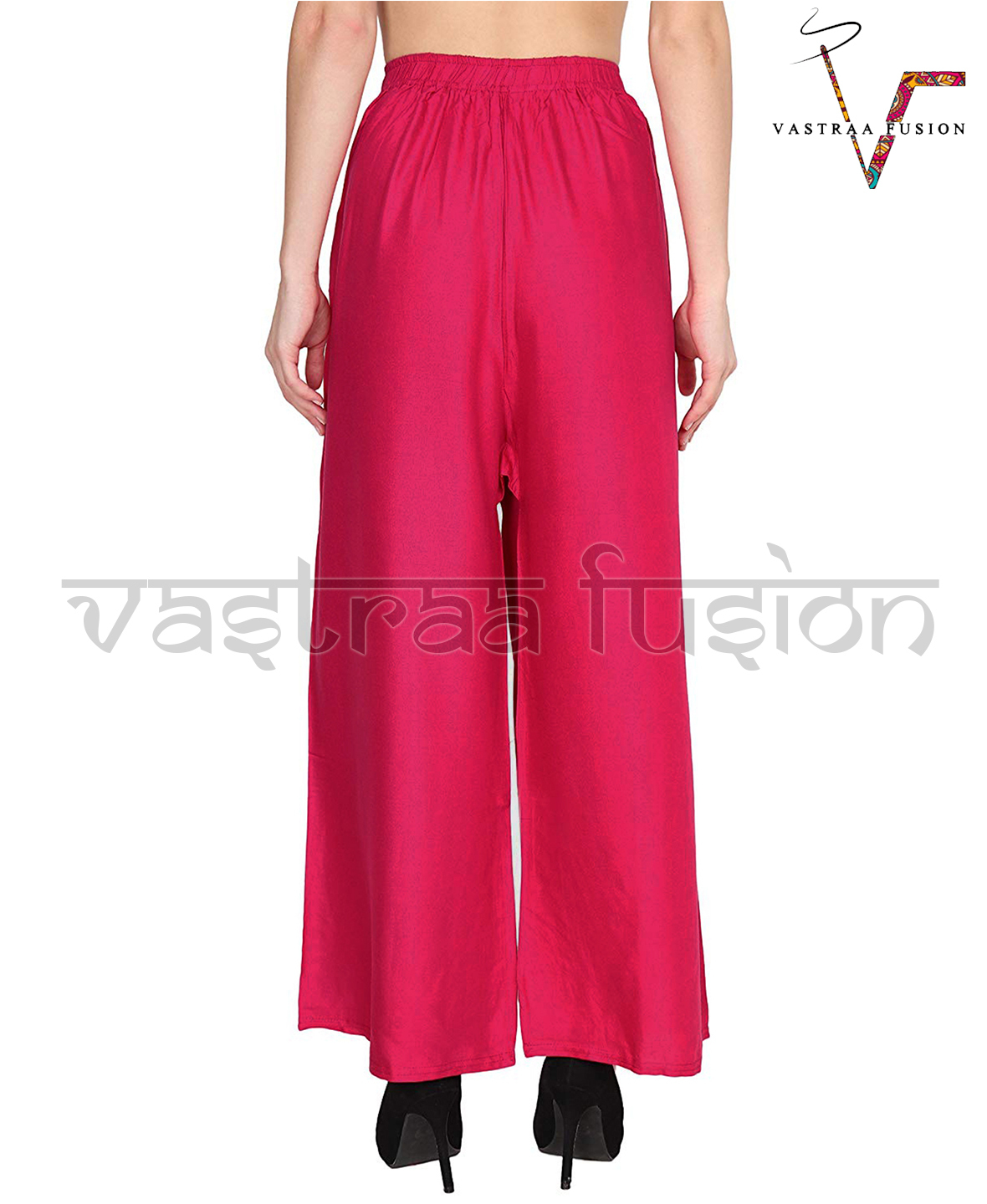 Ladies Bottom Rayon Palazzo - Cotton Blended Jute, Regular Fit Size 36 To 50 Inches, Available In 25 Colours, Washable For All Seasons