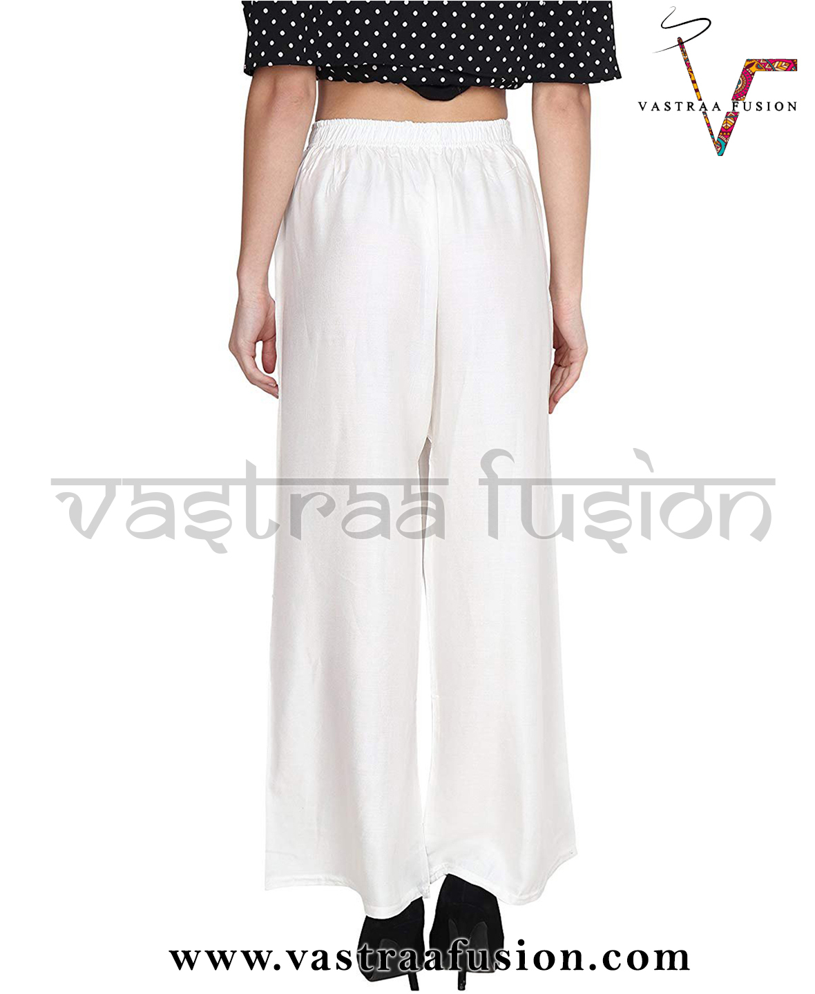 Ladies Bottom Rayon Palazzo - Cotton Blended Jute, Size 36-50 Inches, Available In 25 Vibrant Colors, Regular Fit, Casual And Festive Wear, Medium Flairs