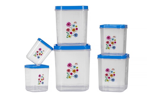 स्क्वायर प्लास्टिक कंटेनर सेट कठोरता: कठोर