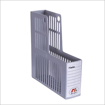 Plastic Vertical Magazine File Rack For Office - Durable Plastic, Ideal For Storing Files And Magazines | Versatile For Office, College, And School Use