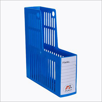 Plastic Vertical Magazine File Rack For Office - Durable Plastic, Ideal For Storing Files And Magazines | Versatile For Office, College, And School Use
