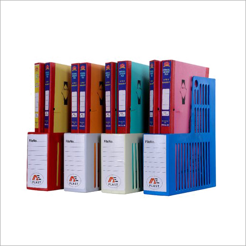 Plastic Vertical Magazine File Rack For Office - Durable Plastic, Ideal For Storing Files And Magazines | Versatile For Office, College, And School Use