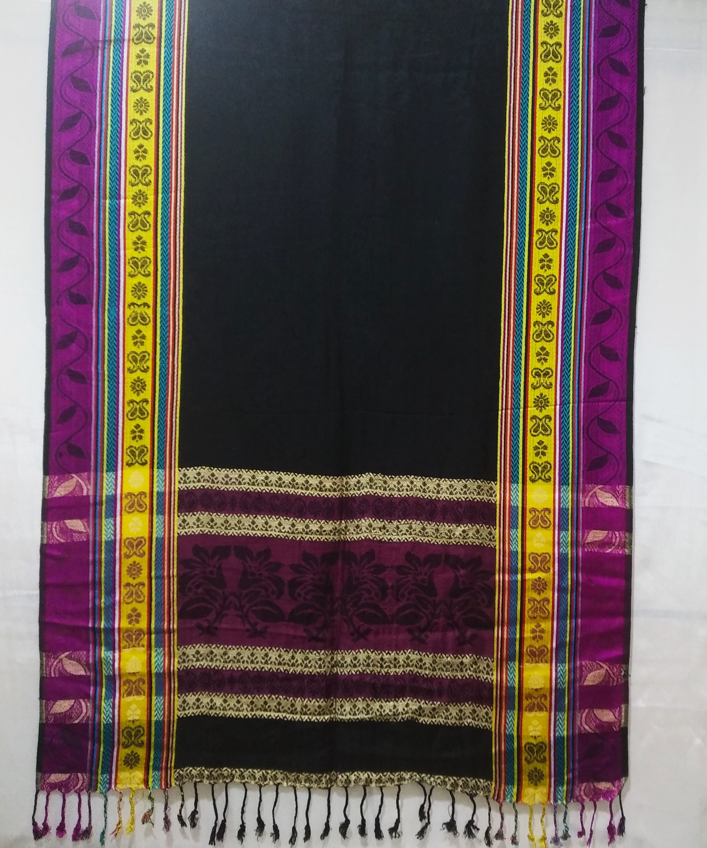 Jaquard Jamawar Shawl - 70x180 Cm | Premium Silk Material, Custom Sizes And Designs Available