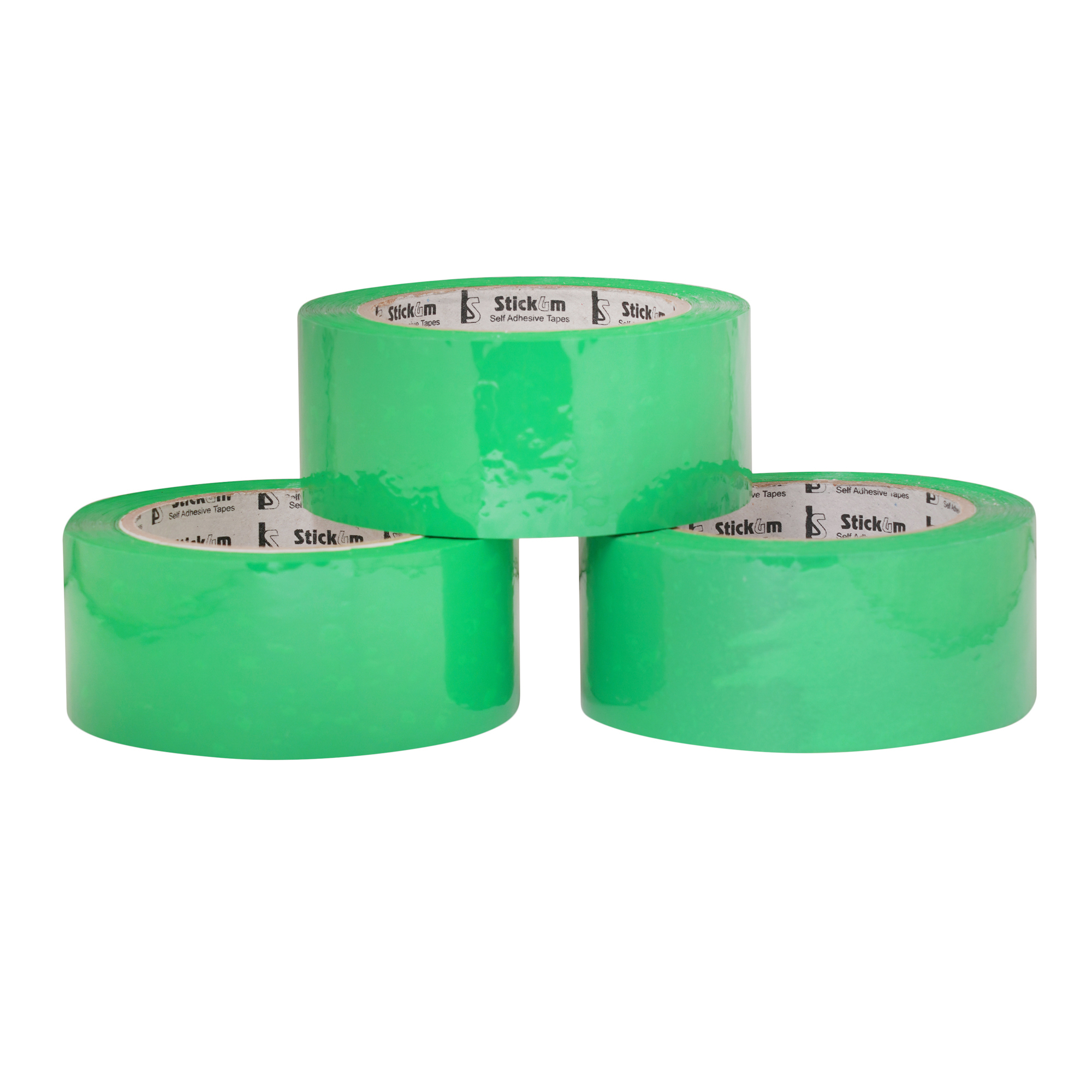 Self Adhesive Green Bopp Tape Length: 30 Mtr - 300 Mtr Meter (M)