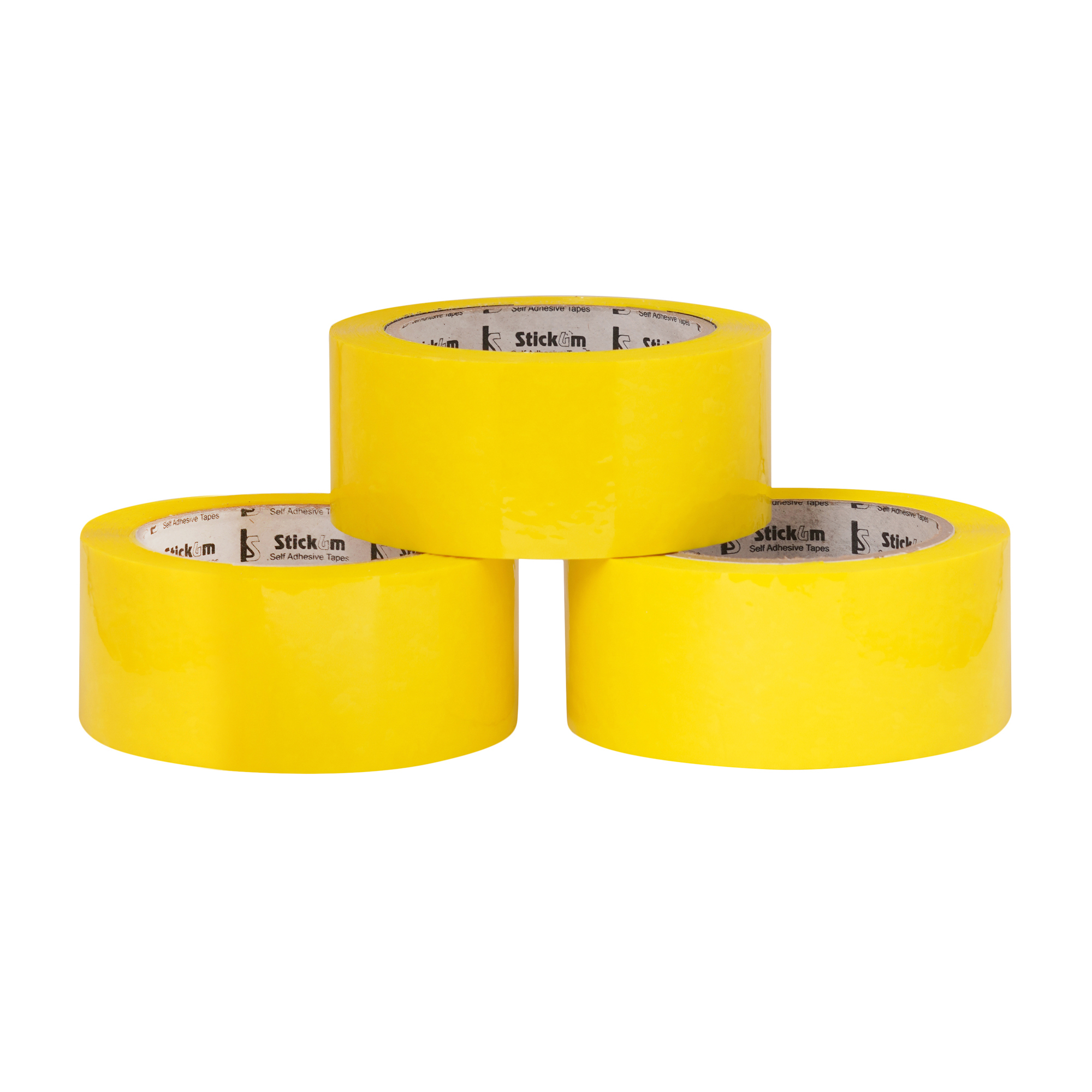 Yellow Multi Coloured Bopp Tape