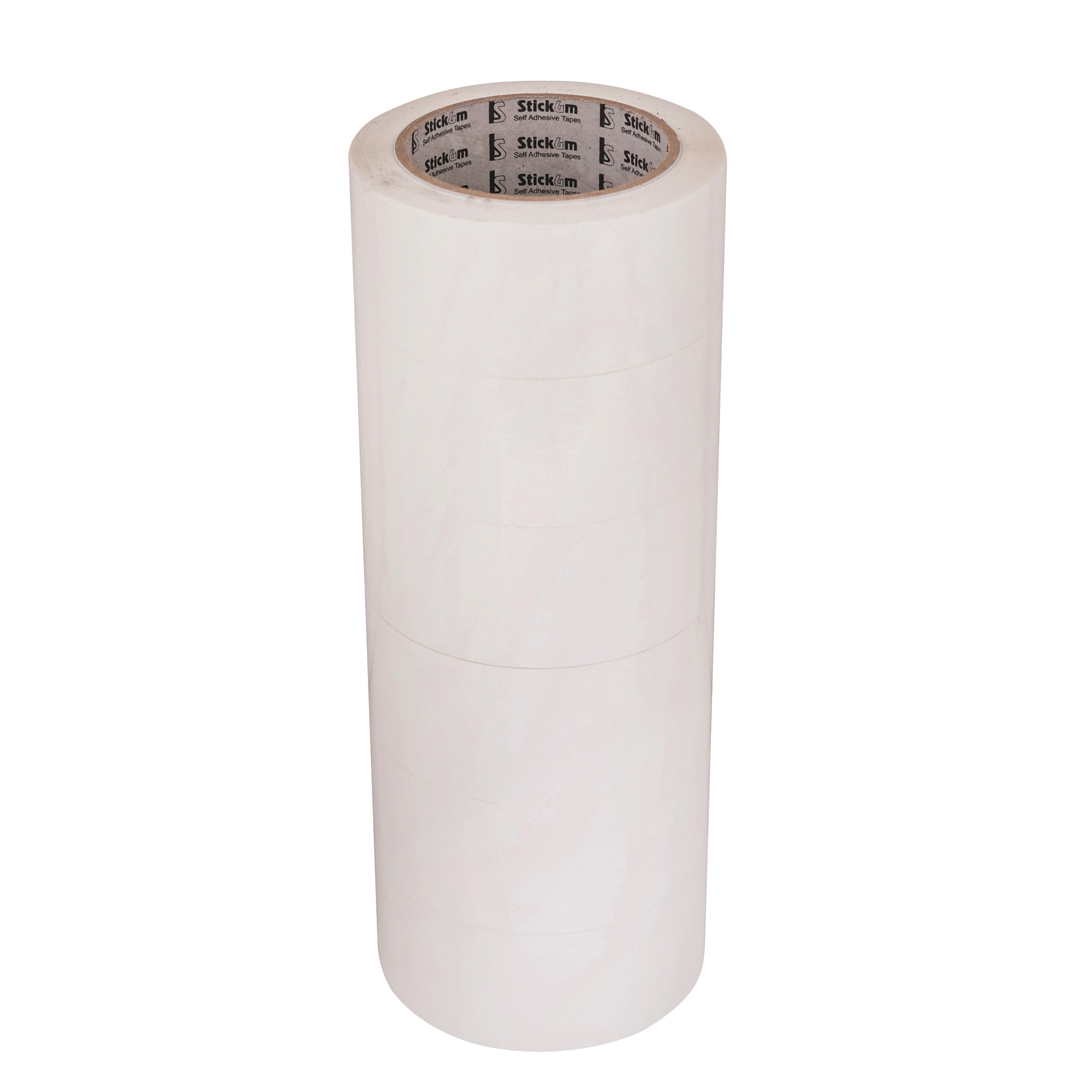 Self Adhesive White Bopp Tape Length: 30 Mtr - 300 Mtr Meter (M)