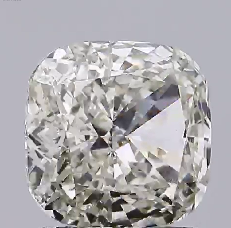 Cvd 2.03ct J Vs1 Cushion Cut Diamond Lab Grown Type2a Very Good