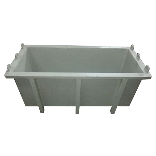 Pp Electroplating Tank - Customizable Dimensions, Variable Capacity | Grey Rectangular Design