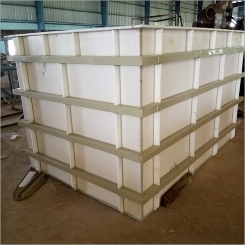 Pp Electroplating Tank - Customizable Dimensions, Variable Capacity | Grey Rectangular Design