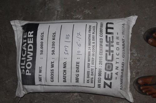 सफेद सिलिकेट पाउडर
