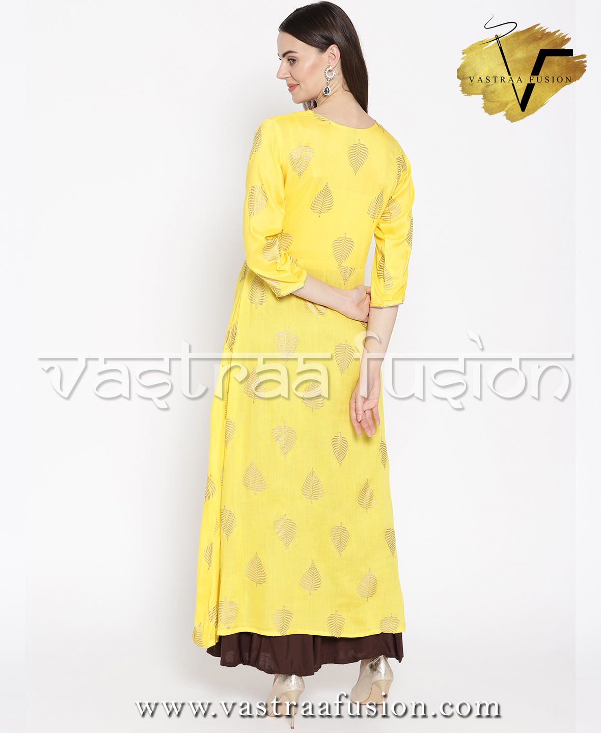 Ladies Anarkali Kurti - Cotton Blended Jute, Available In 25 Colors And Sizes 36 To 50 Inches | Regular Fit, Stylish For Casual And Festive Occasions, Washable