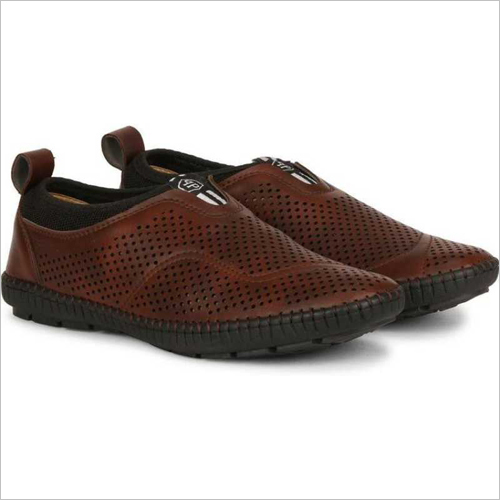 Casual Shoes - Leather, Low Heel, Brown | Versatile for Spring, Winter, and Summer Wear