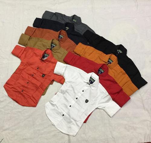 बच्चों की कपास की शर्ट्स