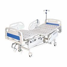 Ums Id4 Spectra Electronic Icu Bed - Mild Steel, 75x36x24 Inches | Adjustable Height, Durable, Eco-friendly, Backrest & Leg Rest Functions, Perforated Ms Sheet Top, Cpr Hand Remote Operation, Abs Molded Head & Foot Panels, Epoxy Powder Coated Finish
